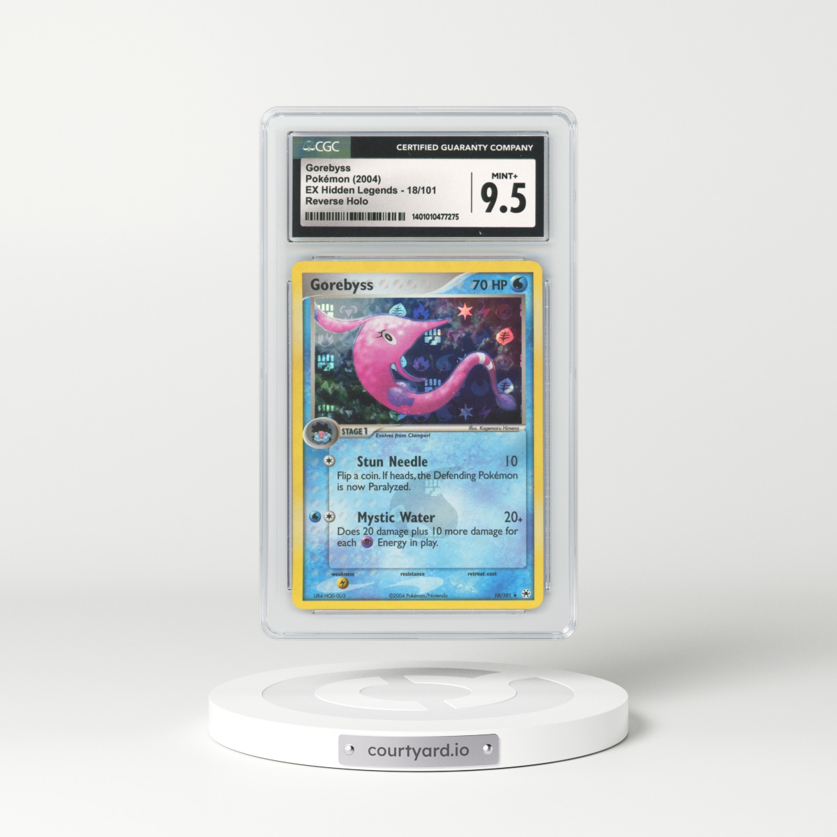 2004 high quality Pokémon Ex Gorebyss Hidden Legends PSA 10 GEM MINT